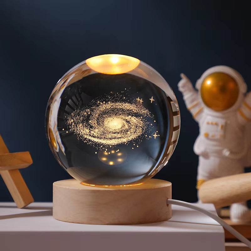 Astral Dream: 3D Galaxy Lamp